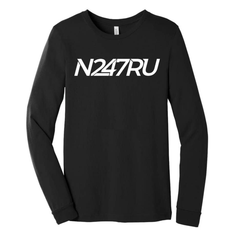 Ladies N247RU Black Long Sleeve Tee