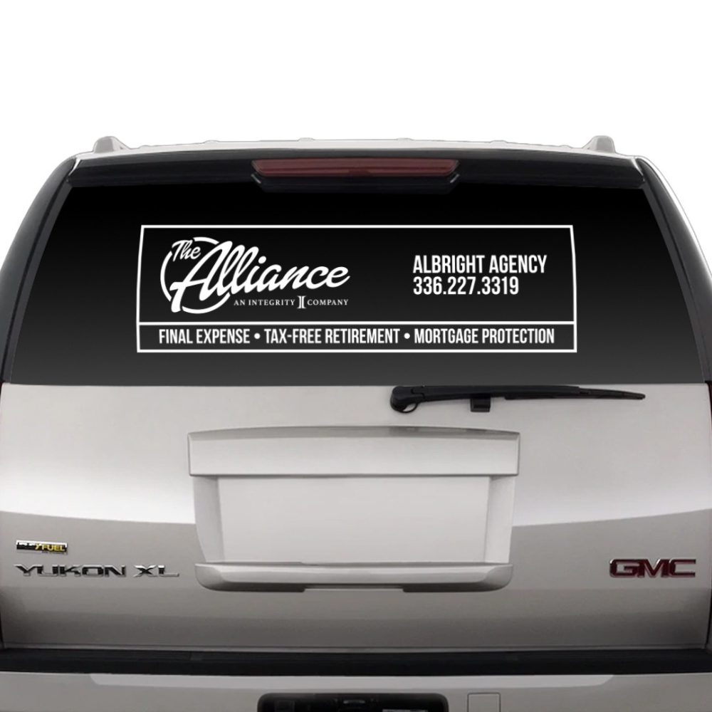 Custom Window Decal
