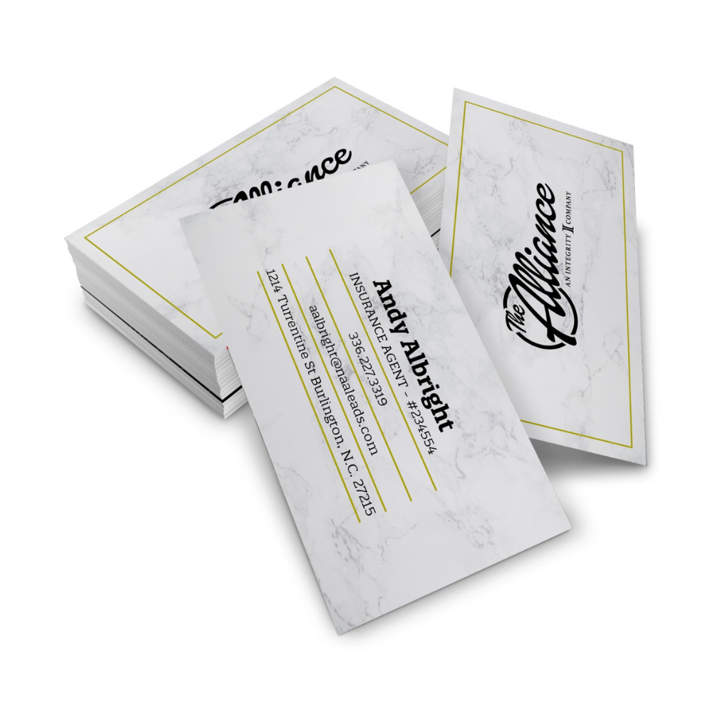 Alliance Marble Business Cards