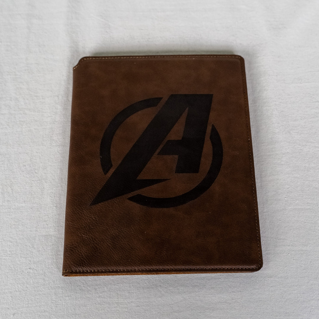 Leather Alliance Air Logo Notebook