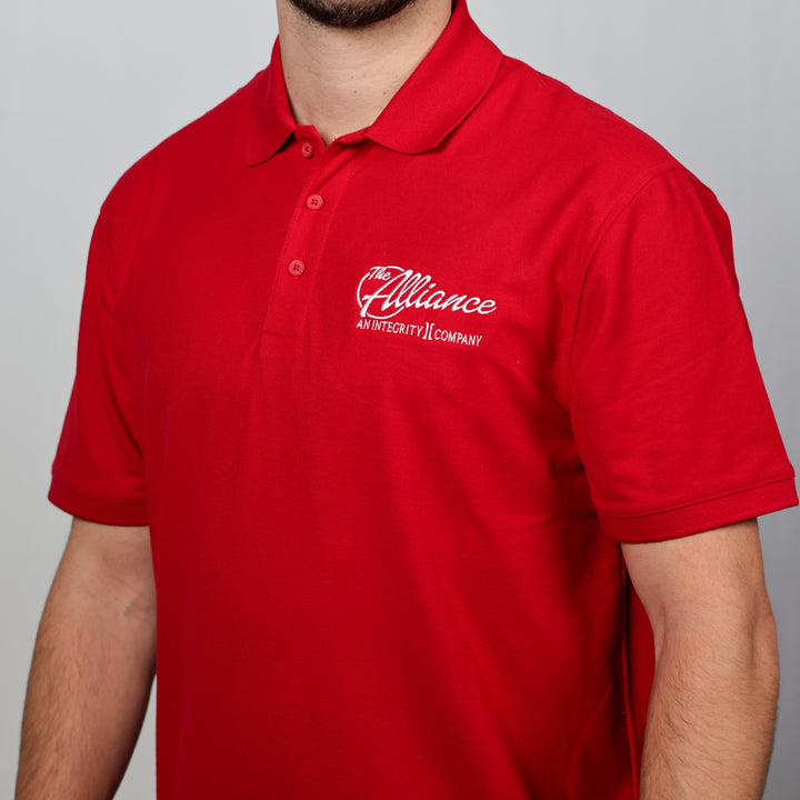 Port Authority Red Pique Polo