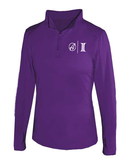 Ladies Lightweight 3/4 Zip Pullover