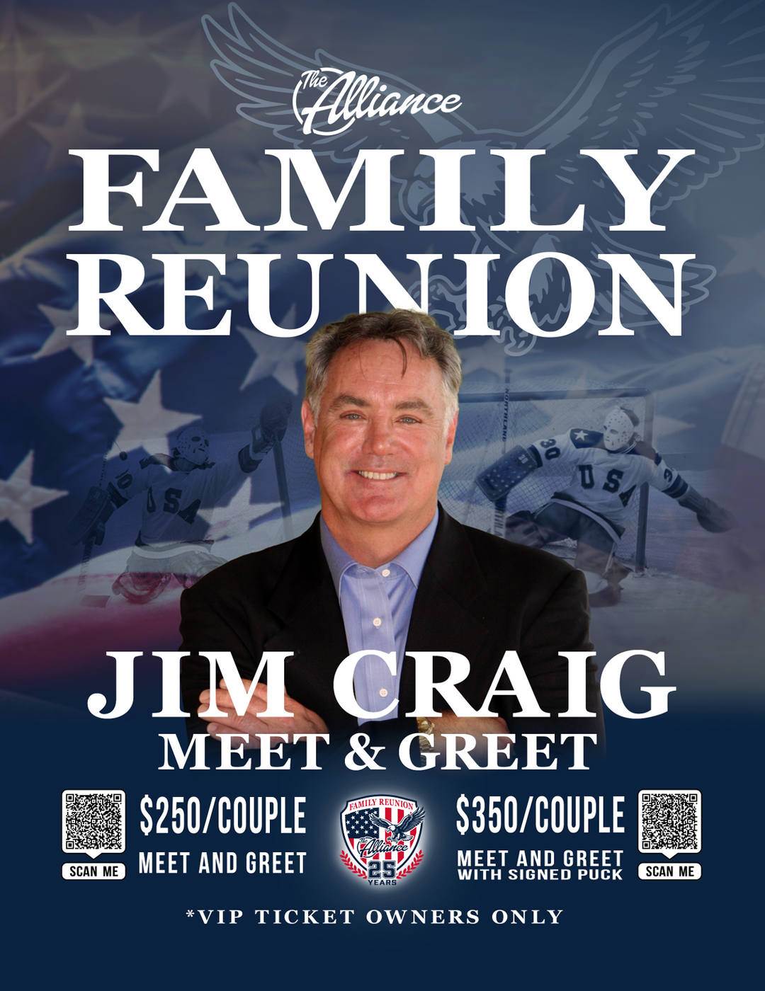 Jim Craig Meet and Greet with Signed Puck