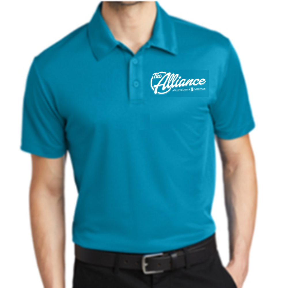 Men's Port Authority Blue Polo Shirt
