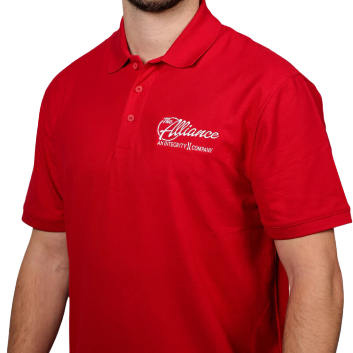 Port Authority Red Pique Polo
