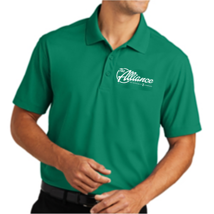 Men's Port Authority Green Polo Shirt