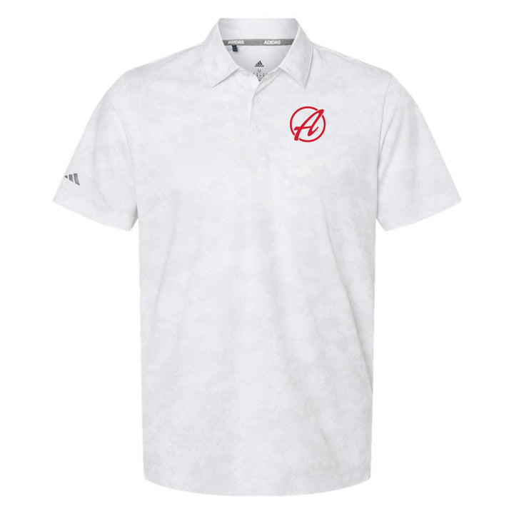Men's Adidas White Camo Polo