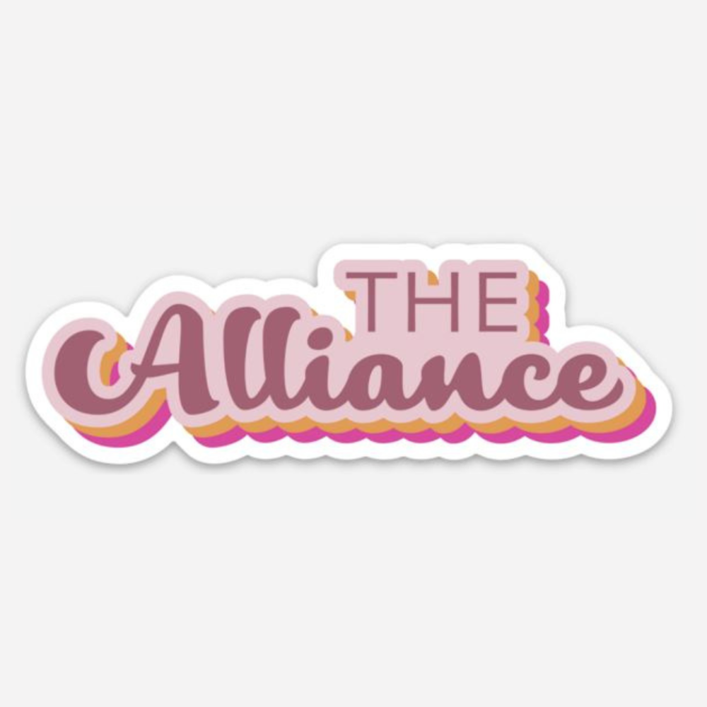 The Alliance Sticker - Pink