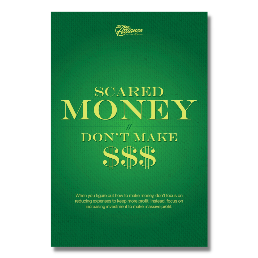Scared Money Poster