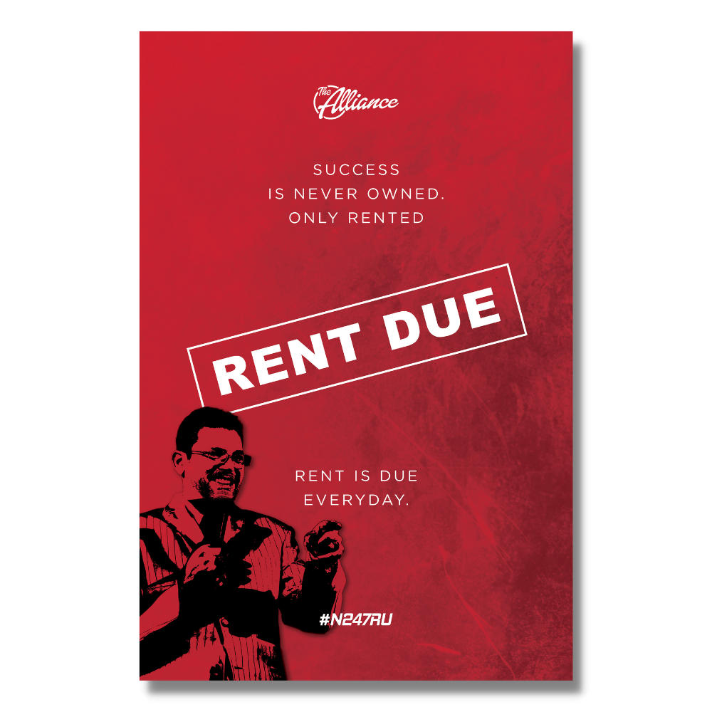 Rent Due Poster