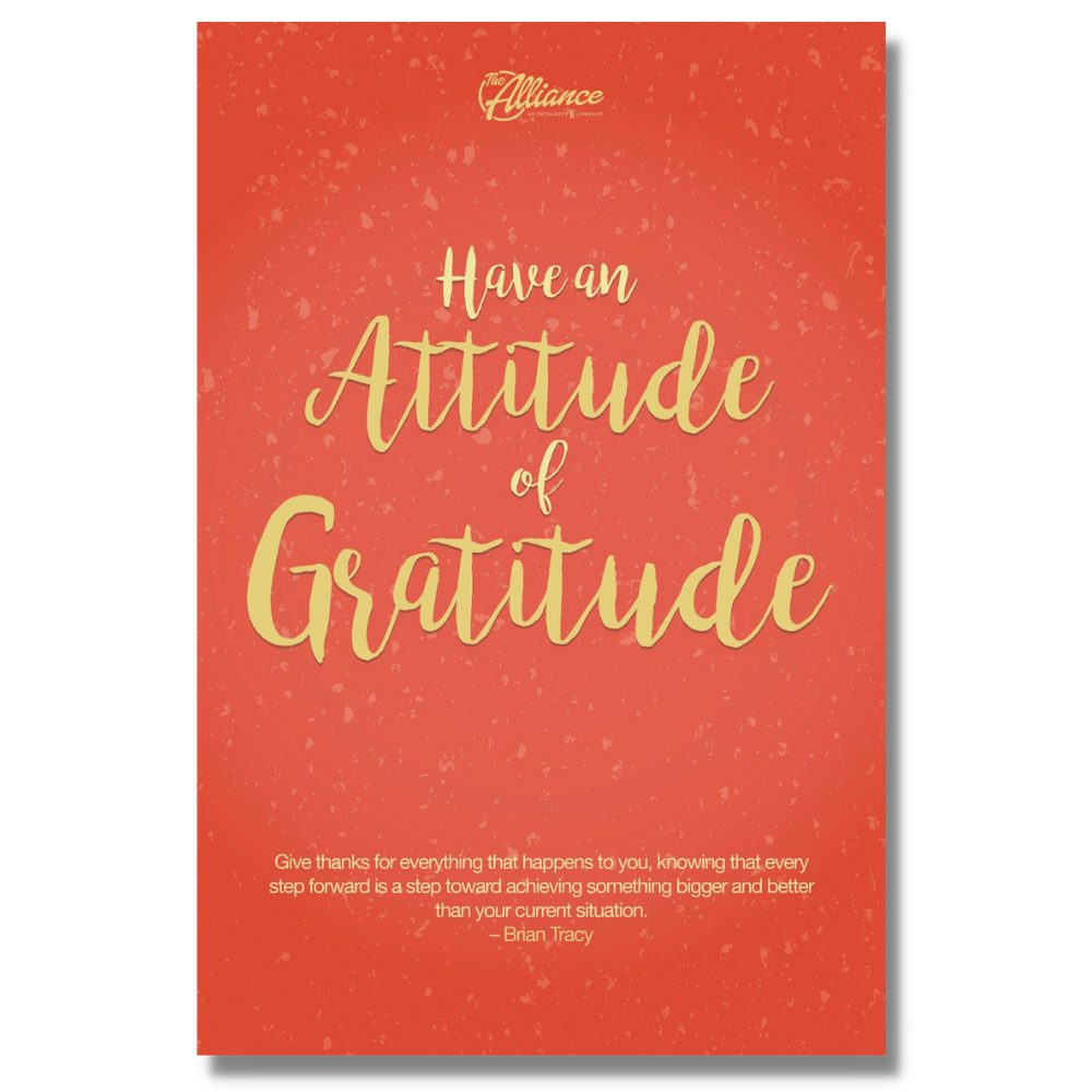 Attitude of Gratitude Poster