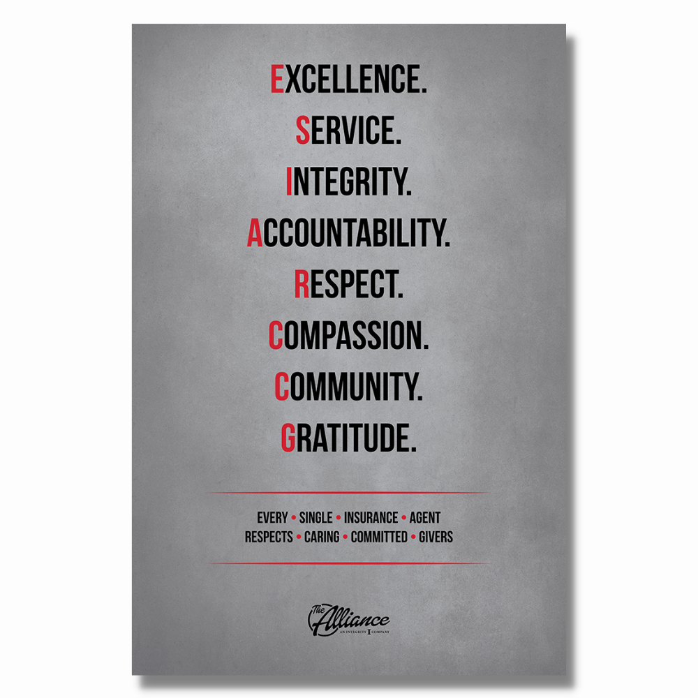 Core Values Posters