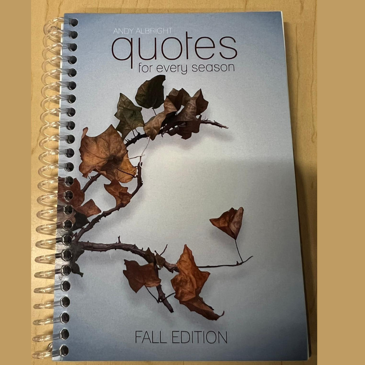 Fall Quotes Book